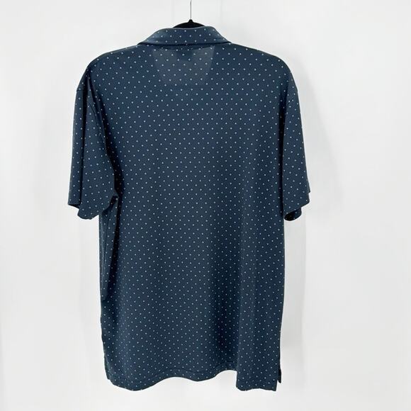 Dunning Golf blue polo performance lightweight stylish business casual size L - Picture 2 of 9